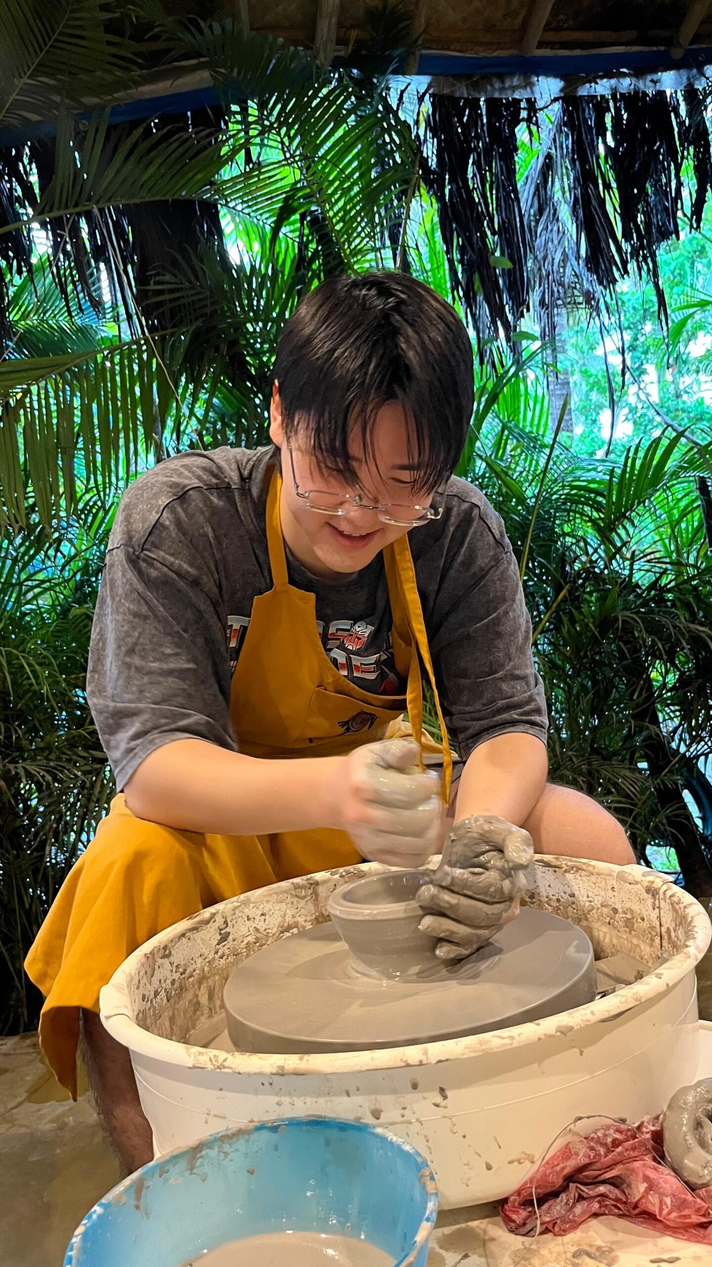 Throwing on the wheel